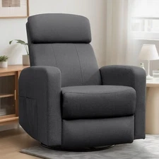 Power Swivel Recliner Chairs for Adults, Electric Glider Rocking Chair