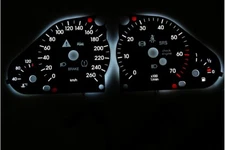 Mercedes W203 2004-2007 design 2 glow gauges dials plasma dials kit tacho glow d