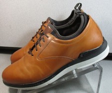 202752 MS50 LANCER MEN'S SHOE 9 M HAZELNUT LEATHER LACE UP BY JOHNSTON  MURPHY