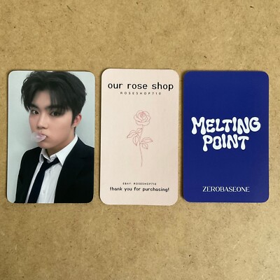 ZB1 Zerobaseone Melting Point Ktown4U Lucky Draw LD Gum Official