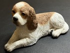 Vtg 2002 K-9 Kreations Tricolor Cavalier King Charles Spaniel Dog Breed Figurine