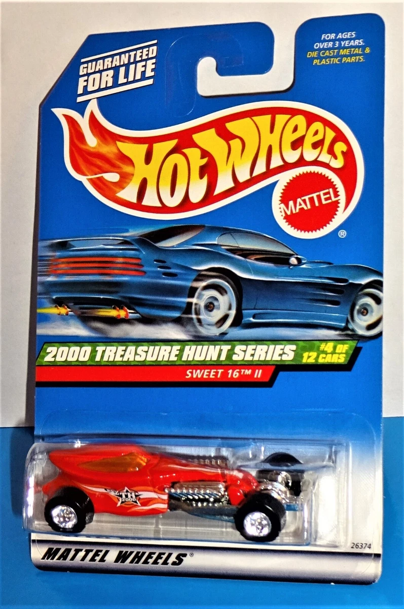 Hot Wheels 2000 Treasure Hunt Series 4 Sweet 16 II Red w Real