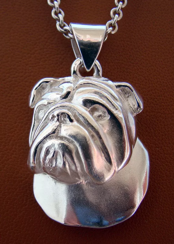 English 2024 bulldog pendant