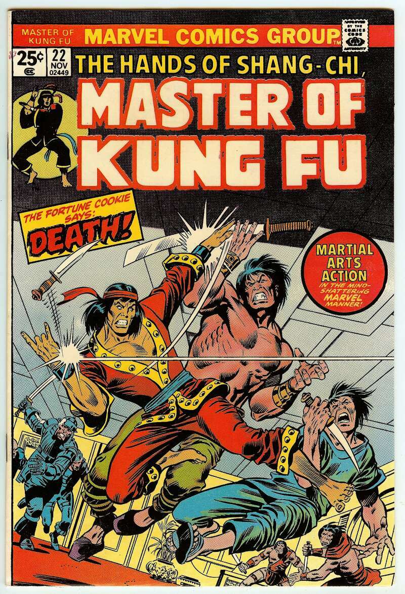 MASTER OF KUNG FU #22 7.5 // SHANG CHI STORY MARVEL 1974 | eBay