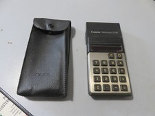 Canon Palmtronic LE84 LED Reds Rückseite Calculator Vintage A Rossi le-84