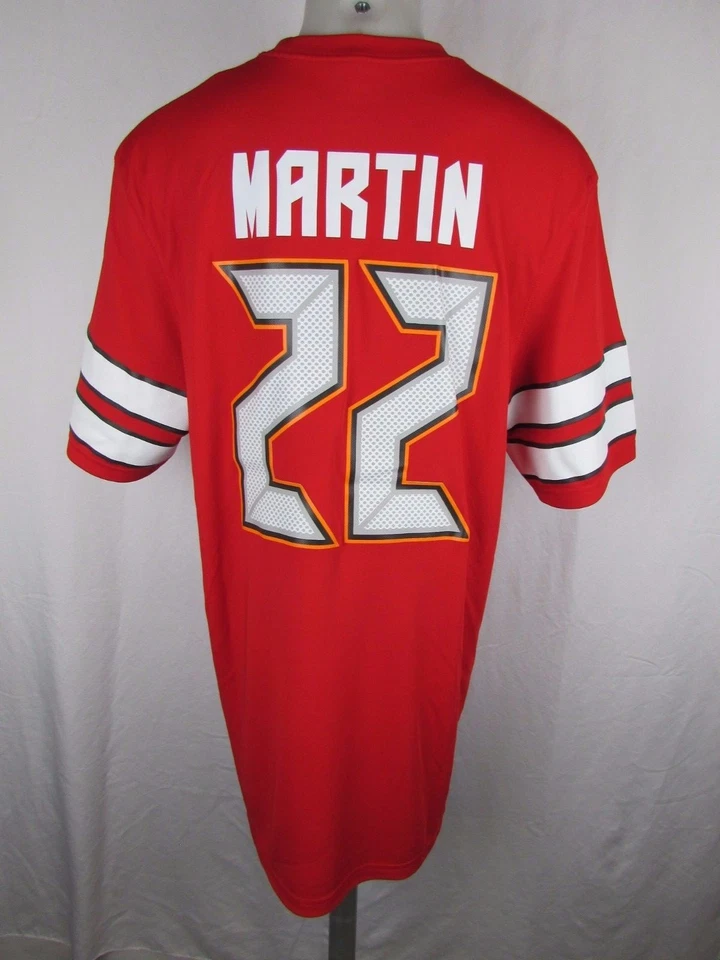 Camiseta deportiva de jugador para hombre Tampa Bay Buccaneers Doug Martin Foto 2 de 4