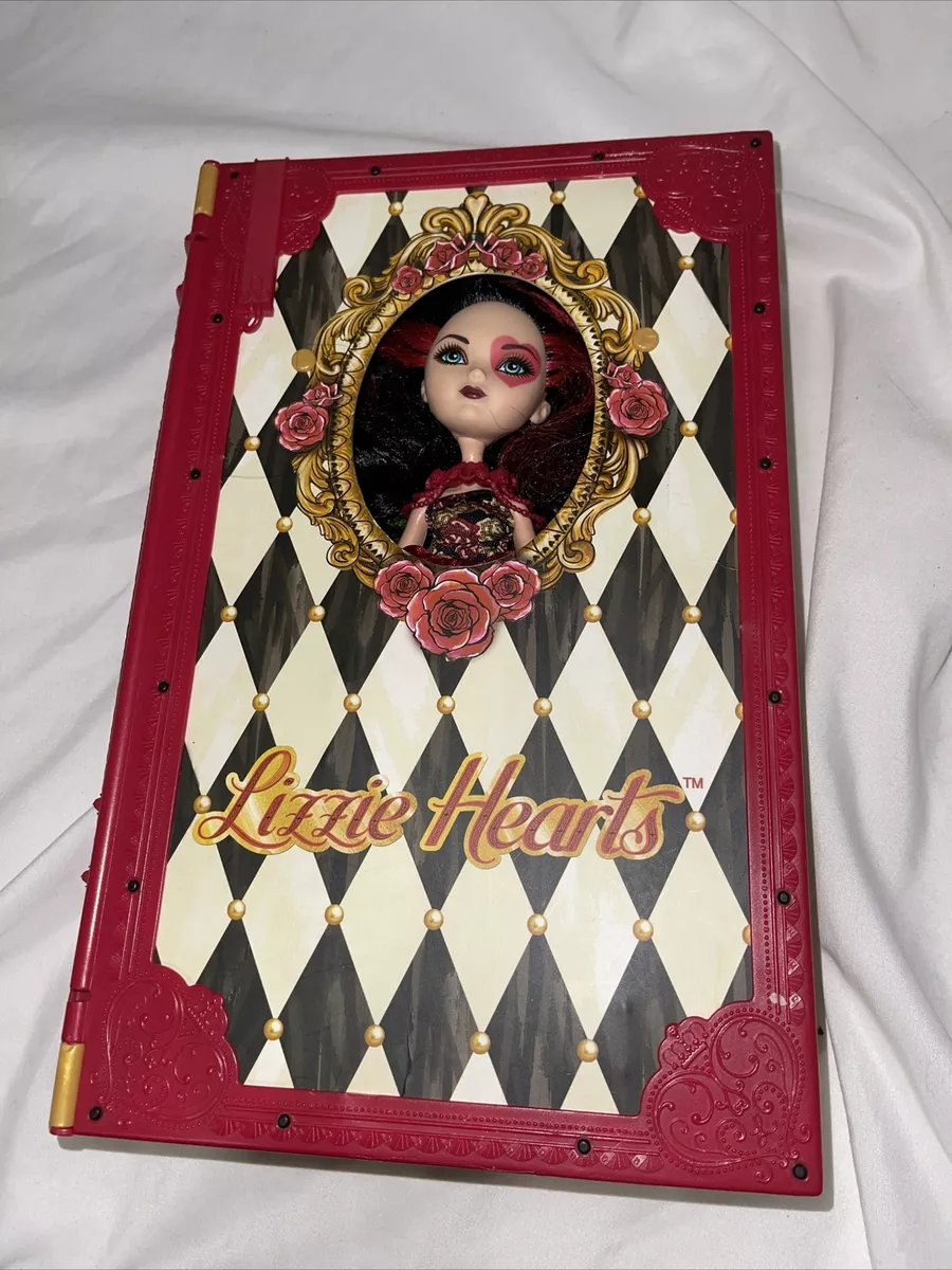 Ever After High LIZZIE HEARTS Spring Unsprung Book Playset with Doll NEW