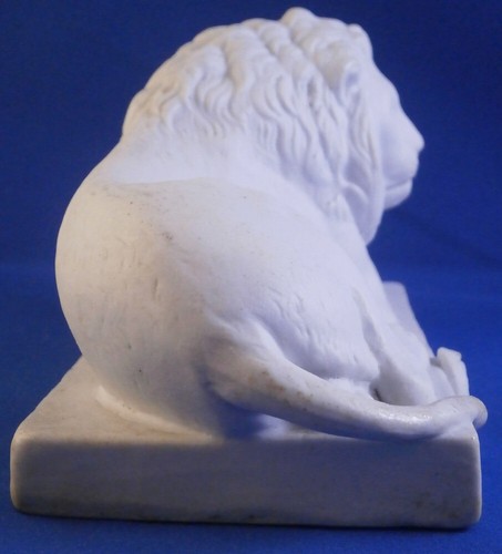 Antique 19thC Biscuit Porcelain Lion Figurine Figure Porzellan Löwe Figur Maker? - Picture 8 of 11