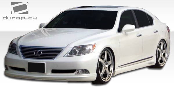 Lexus ホワイトベルト 07-09 Fits Lexus LS W-1 Duraflex Front Bumper Lip Body Kit