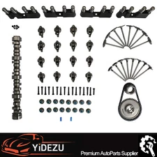 Camshaft Kit w/ Lifter Rocker Arm Valve Timing Chain For Chevy Tahoe GMC 5.3L