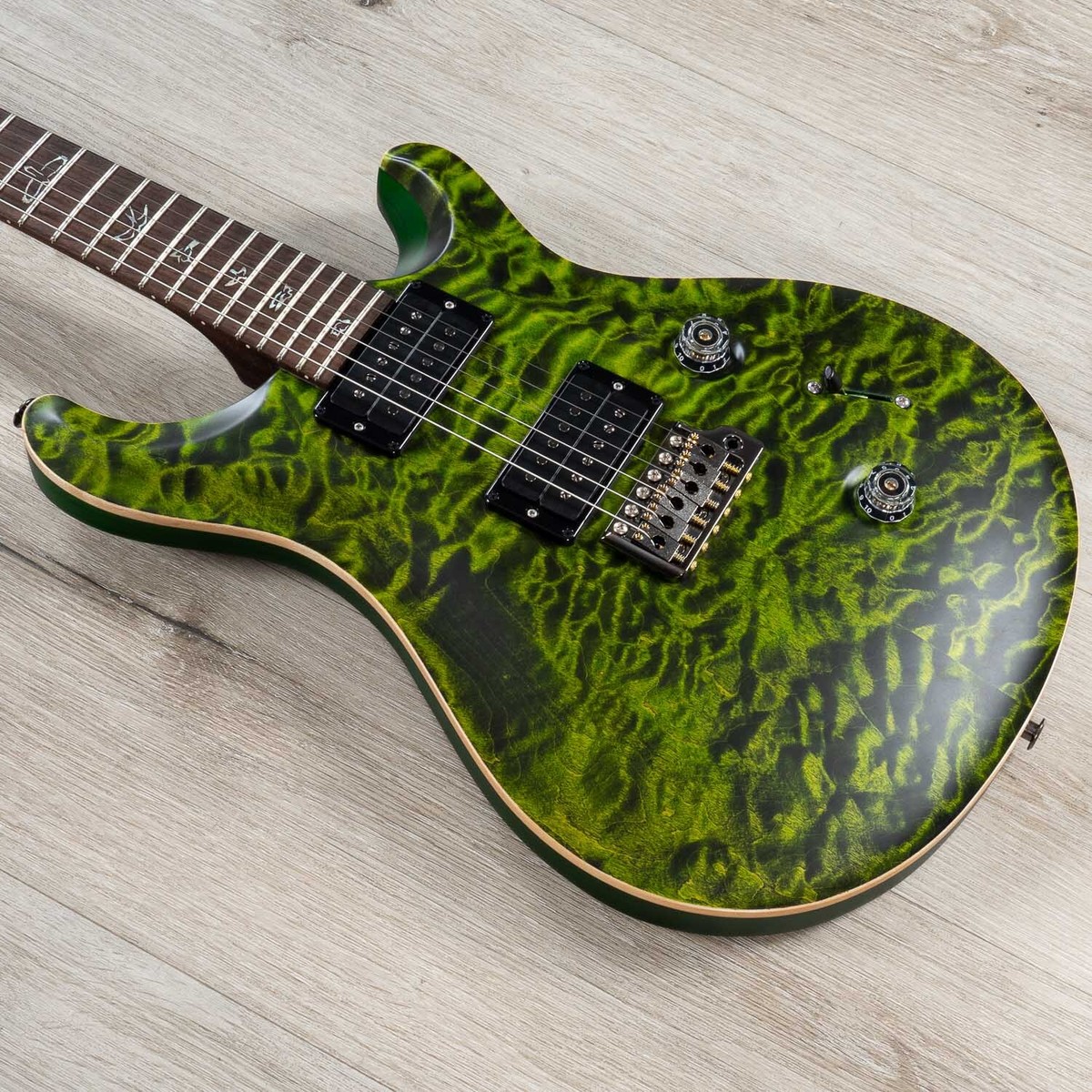 PRS custom24 10TOP Quilt Satin Jade PRS Wood Library Custom 24