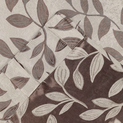 Leaves Washable Room Darkening 52" Back Tabs Blackout Curtains, Set of 2 - Picture 59 of 156