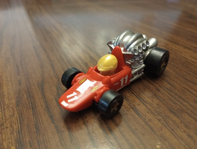 #ad 2016 Hot Wheels Head Starter Red $5.00