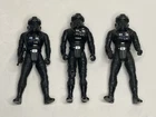 Star Wars Power Of The Force TIE Fighter Pilot 3 Action Figures Lot Kenner 1996