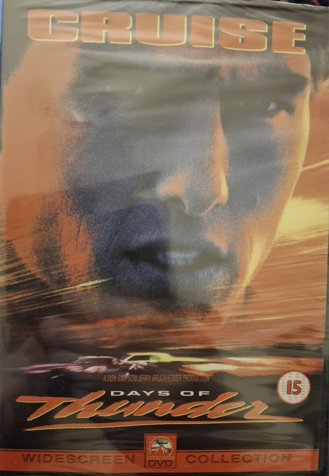 Days of Thunder DVD 2000 Tom Cruise  Certificate 15 Brand New Sealed