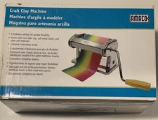 Amaco Pasta Machine For Use With Polymer Clay And Thin Metal Sheets