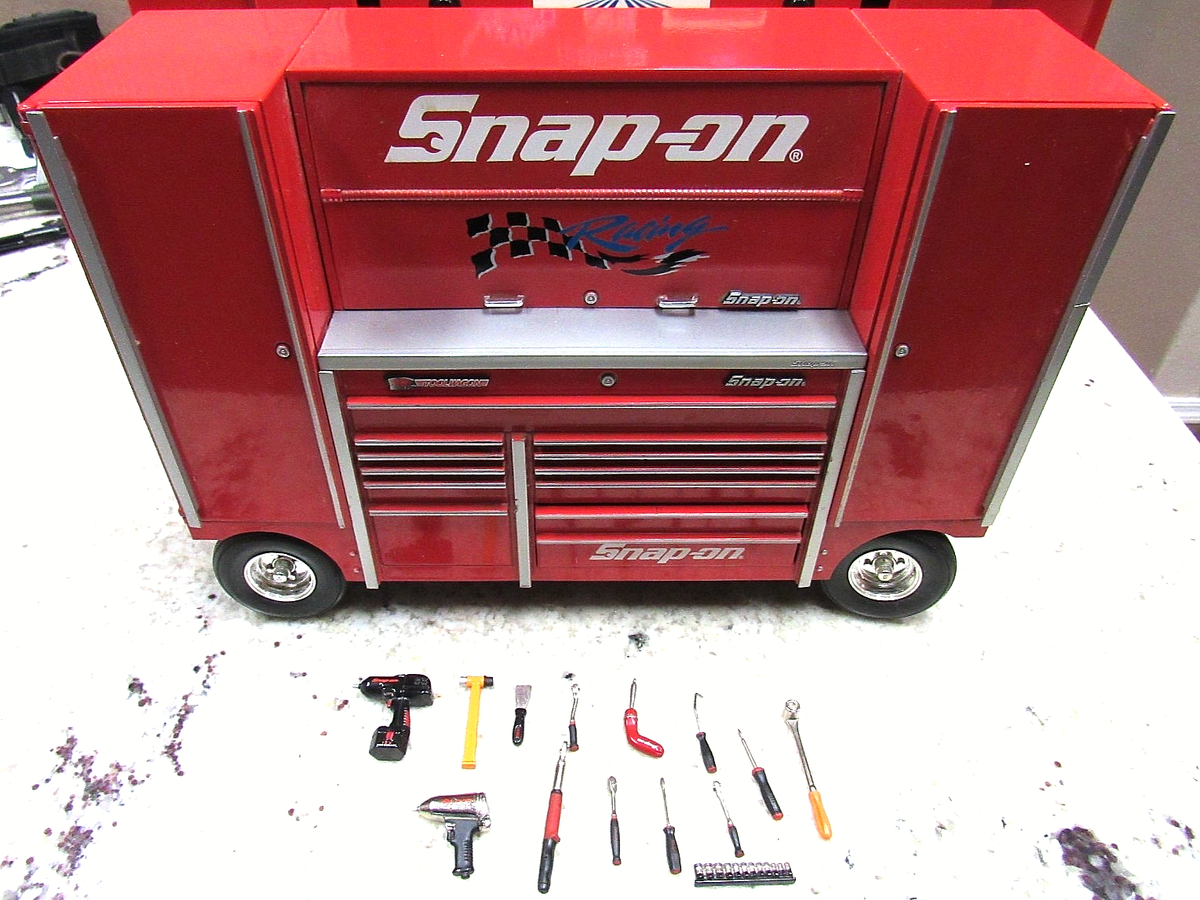 Snap On CROWN PREMIUM 1:8 Scale Diecast TOOL CART KRL7002A WITH