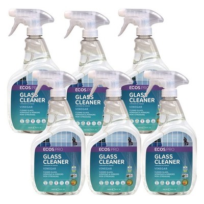 ECOS PRO PL93006CT 32 oz Glass Cleaner Spray Bottle - Vinegar Scent (6/CT) New