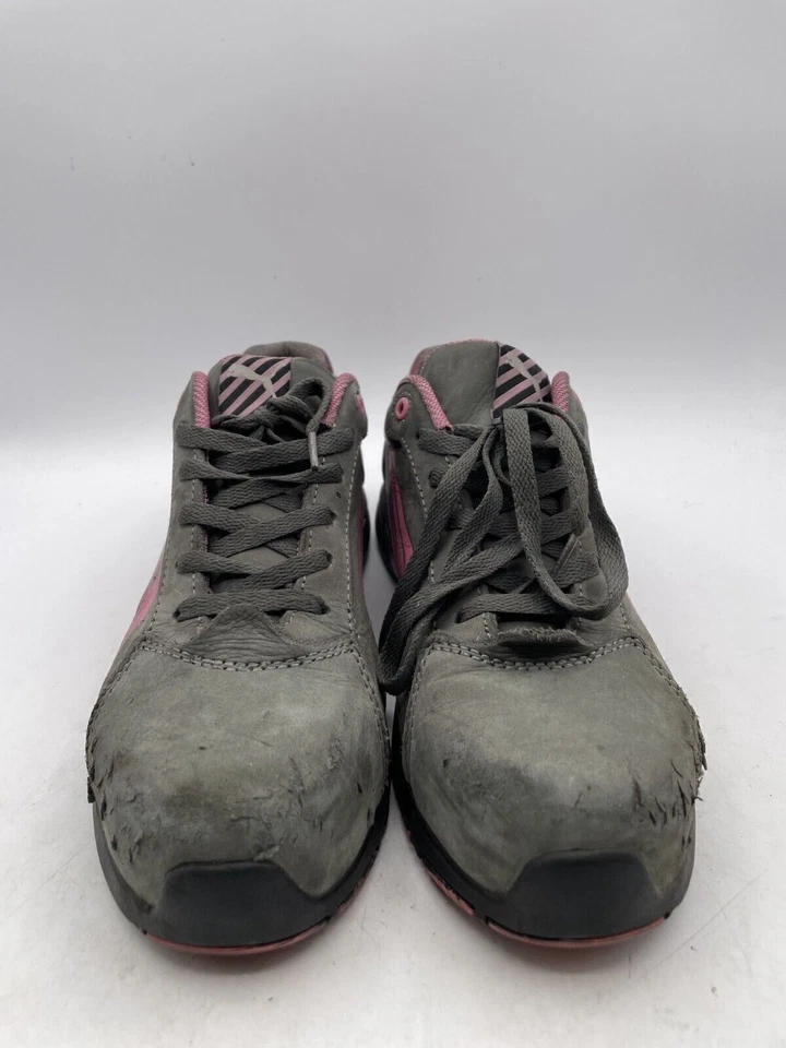 Puma Safety Women's Sz 9 Gray Oil Slip Resistant Low Steel-Toe ASTM F2413-11 - Image 2 of 4