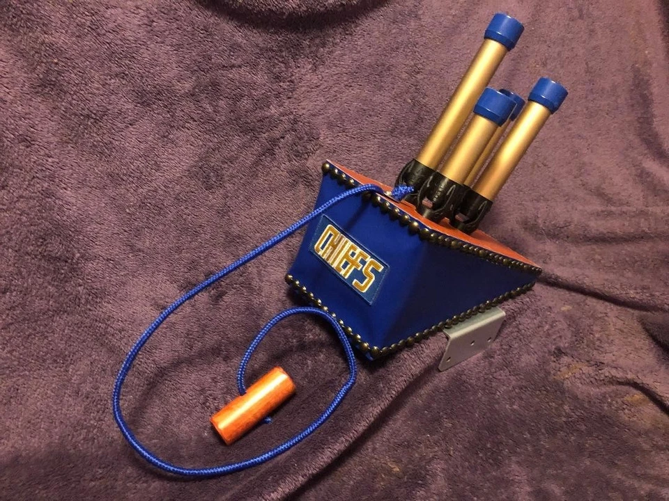 SLAPSHOT tribute blue bellows train whistle, garden signal. - Image 3 of 4