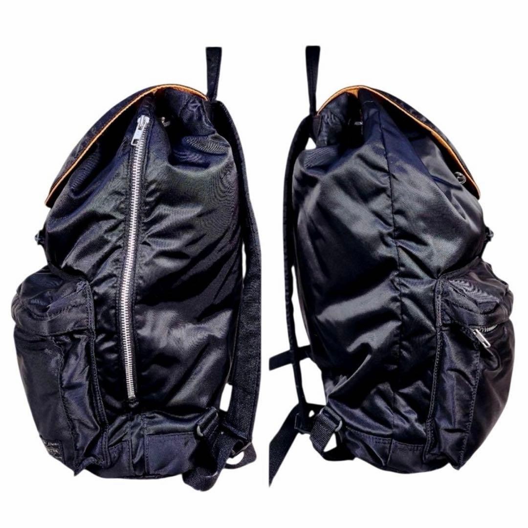 Rare Porter Tanker Backpack Drawstring Black Larg… - image 5