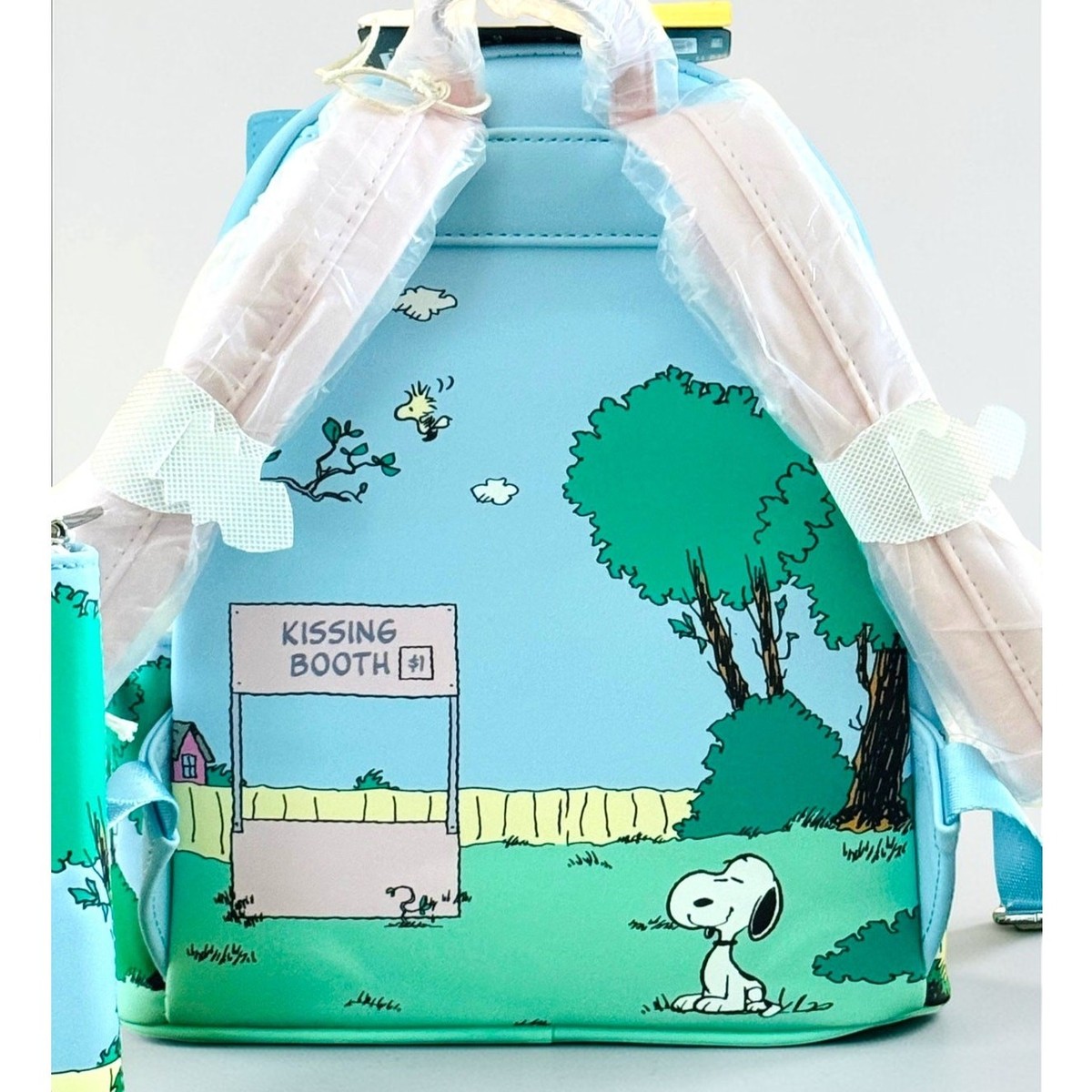 Loungefly Peanuts Kissing Booth Backpack - Blue and Pink Loungefly Peanuts Snoopy Kissing Booth Mini | Mercari main image 4