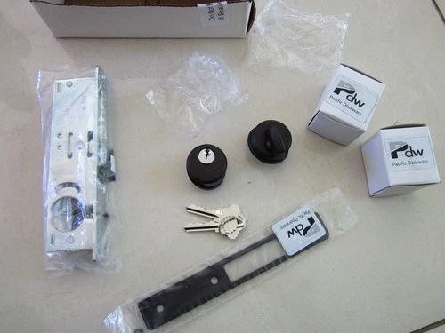 Pacific Doorware Storefront Door Mortise Lock Swing Deadbolt & Cylinder Combo...