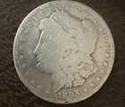 1893 Morgan Silver Dollar $1 – Philadelphia – Tough Date  Album Filler