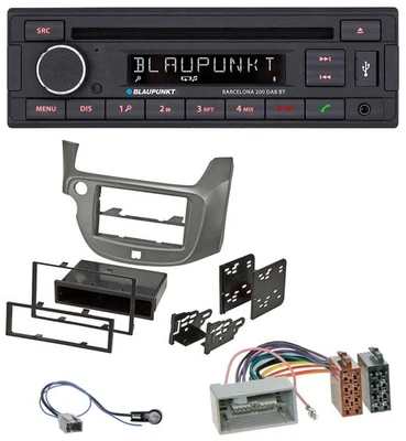 Blaupunkt USB DAB CD Bluetooth MP3 Autoradio für Honda Jazz (ab 2009) - silber - Bild 1 von 4