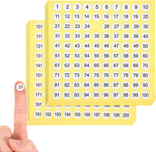 3000 Pcs Small Number Stickers, 15 Sets 1-200 Consecutive Round Labels, 0.4 Inch