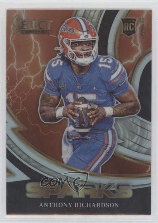 2023 Select Draft Picks Sparks Silver Prizm Anthony Richardson Rookie RC 1t3