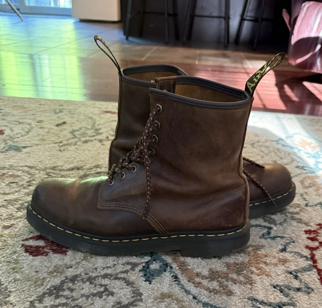 Dr. Martens Lace Up Brown Boots for Men for Sale | Shop New  display picture 3