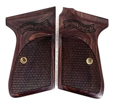 Walther PPK/s Grips (Ark) Ultima Panel Checkered Super Walnut Checkered Banner