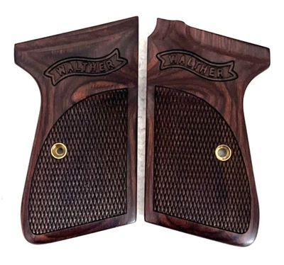 ALTAMONT Walther PPK/s Grips (Ark) Ultima Panel Checkered Super Walnut Checkered Banner