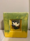 MCCOY DOUBLE PLANTER  WITH BIRD VINTAGE