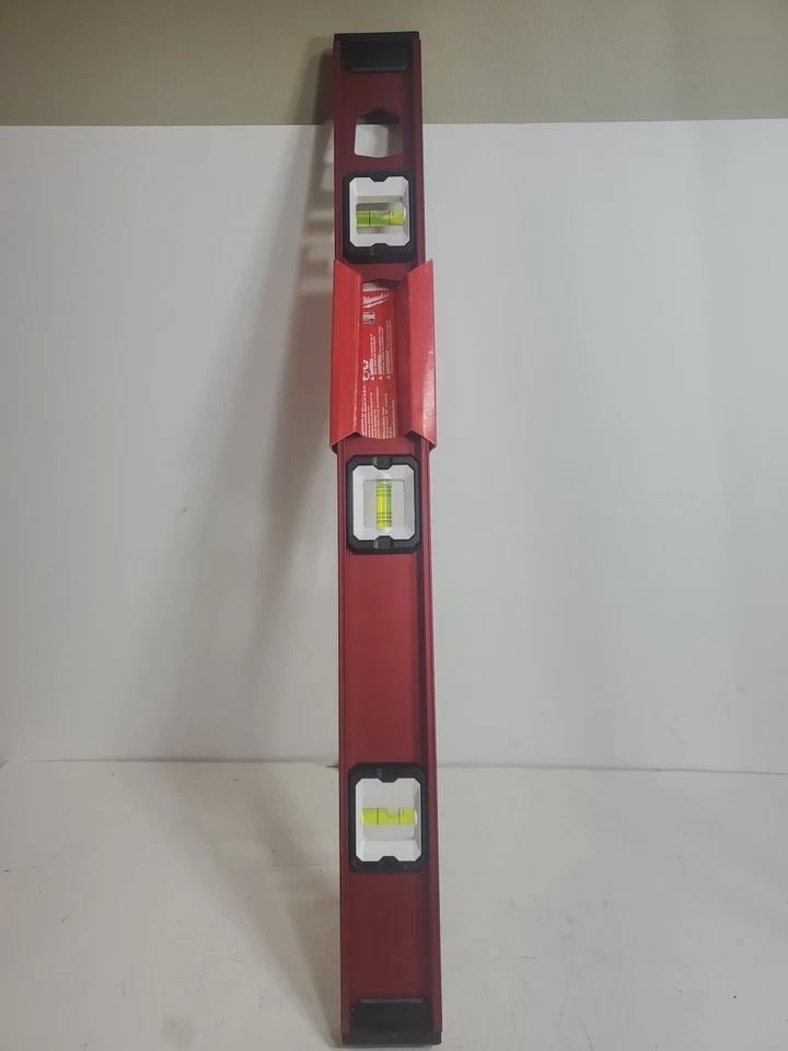 Milwaukee MLIBM24 24" Heavy Duty Frame All Metal Magnetic I-Beam Level NEW 2 - Image 3 of 3