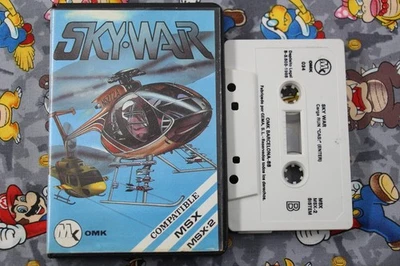 MSX MSX2 ESTUCHE OMIKRON OMK SKY WAR EN ESPAÑOL - Imagen 1 de 2