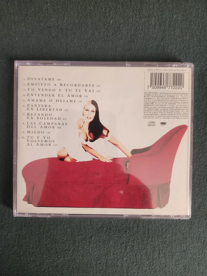 MONICA NARANJO - PALABRA DE MUJER - CD 1997 EPIC HECHO EN MEXICO COMO NUEVO. Foto 2 de 3