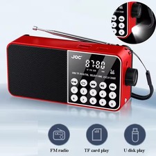 Portable Radio Music Player Handheld Rechargeable Digital Fm USB Tf Mp3 Player