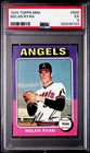 NOLAN RYAN 1975 TOPPS MINI BASEBALL CARD #500 PSA 5 EXCELLENT HOF ANGELS GRADED.