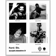 Forro Brazil Classic 3 Artist Promo Number 1 80s-90s Glossy Music Press Photo