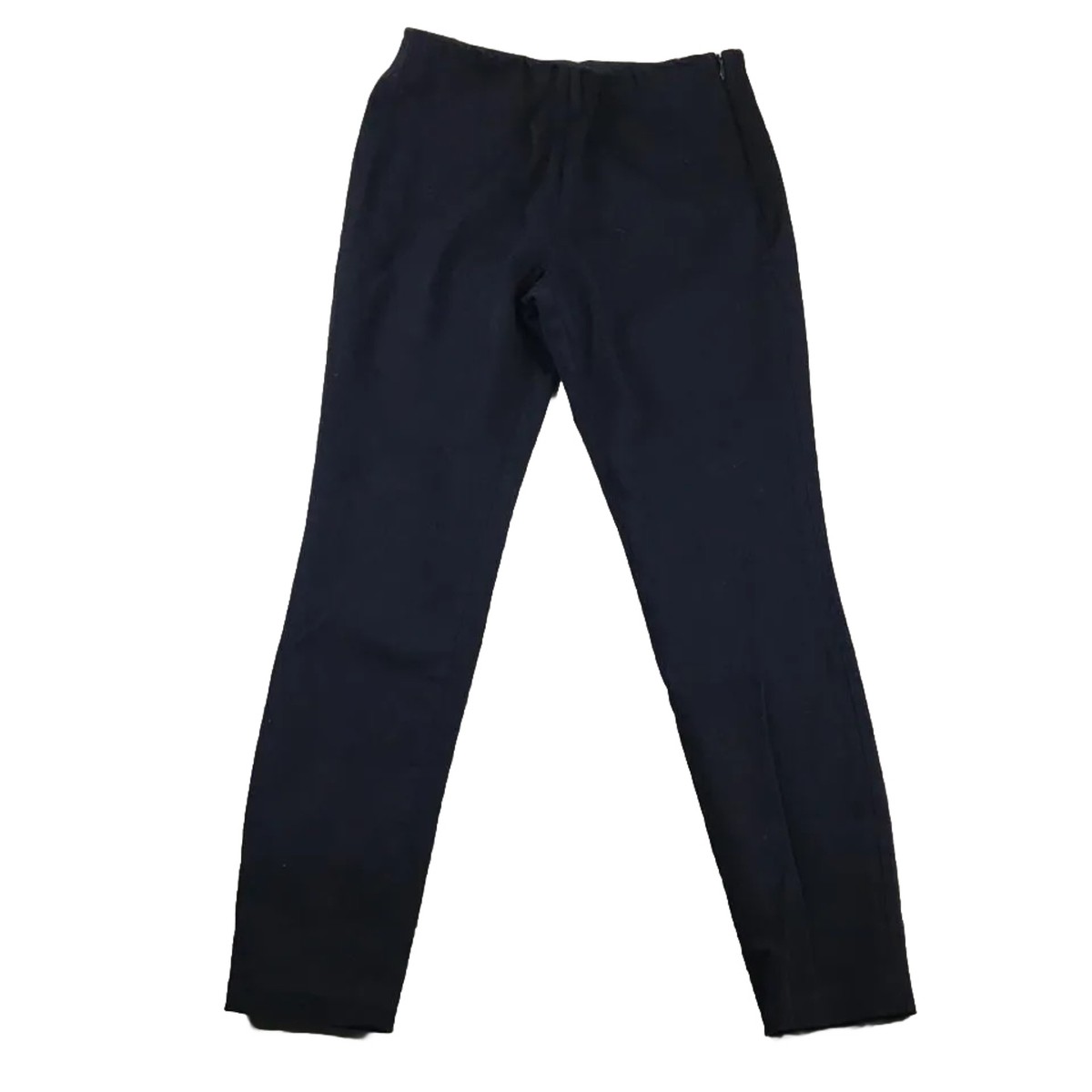 UniQlo Pants Womens 28 Black Stretch Flat Front Straight Leg