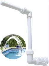Pool Waterfall Fountain Spray – Adjustable Pool Water Sprinkler & Aerator for