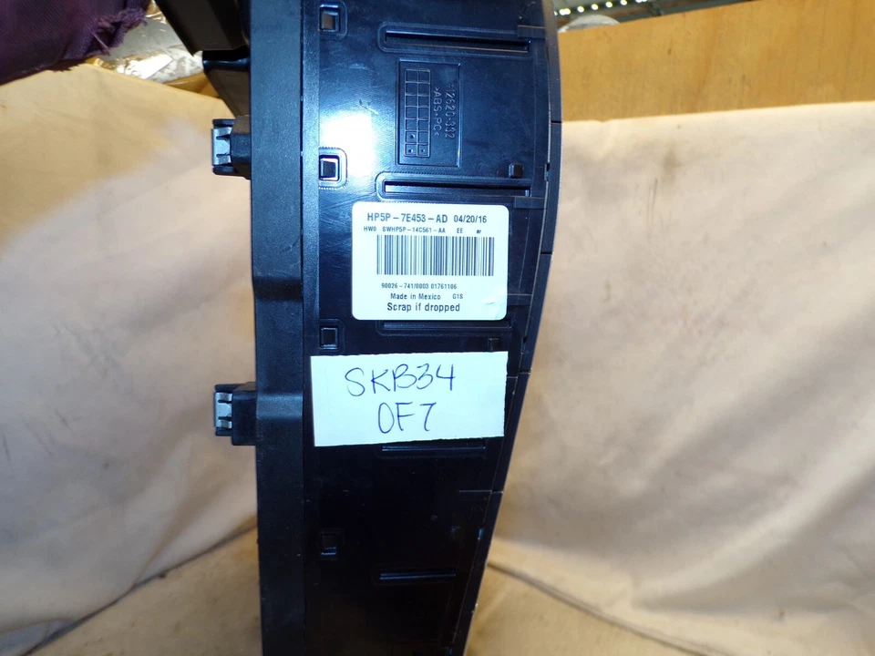 17 18 19 20 Lincoln MKZ Control Panel Radio Face Plate HP5P-7E453-AD SKB34 - Image 3 of 4