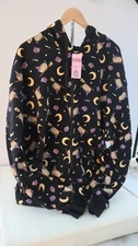 Pusheen Halloween 2024 Hoodie Allover Witch Print Size Large L Culturefly