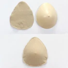 2Pcs Mastectomy Prosthesis Protect Pocket Silicone Breast Form Cover Bag M / L