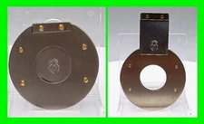 Unique Vintage Thin Round Italian Pocket Cigar Cutter - Stainless Steel Blade