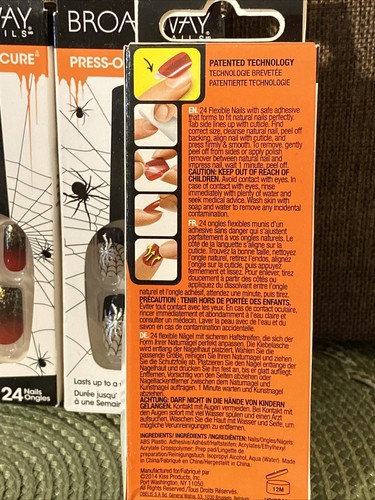 X4 Kiss Broadway Nails Press-On Manicure Halloween 62172,62173,2174,62175 - Picture 6 of 6