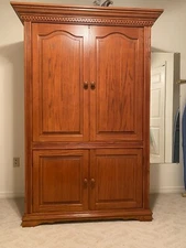 Solid all wood oak Armoire