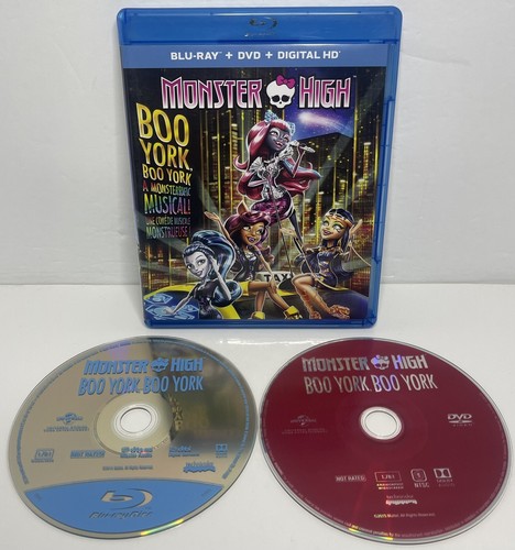 Monster High Boo York Boo York (Bluray, DVD, 2015, Animated Musical, OOP) Cad - Picture 1 of 8